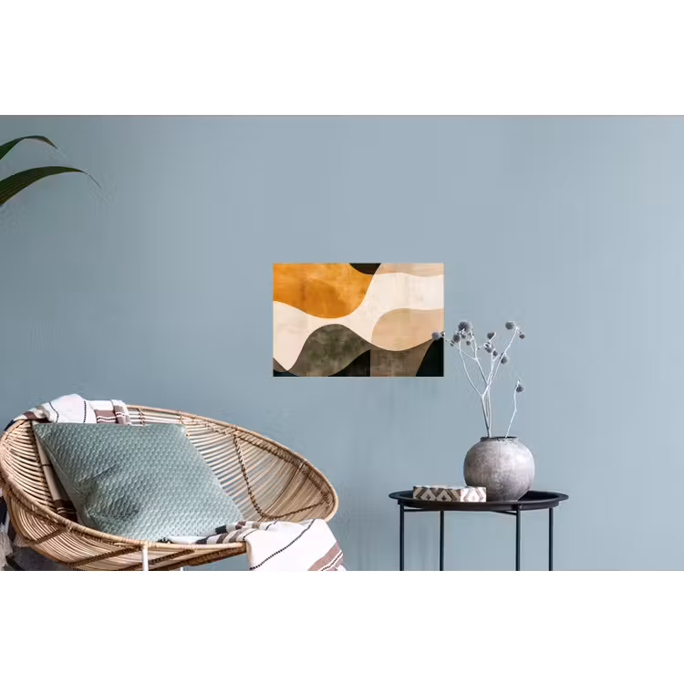Muursticker - Vormen - Okergeel - Abstract — 4
