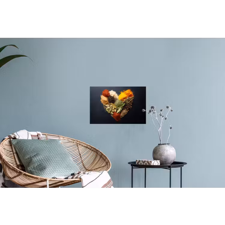 Muursticker - Specerijen - Mix - Hartvorm - Zwart — 4
