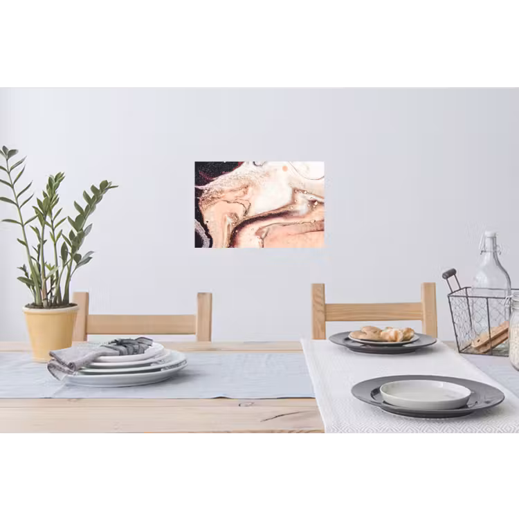 Muursticker - Steen - Marmer - Edelsteen - Abstract - Natuur - Roze — 3
