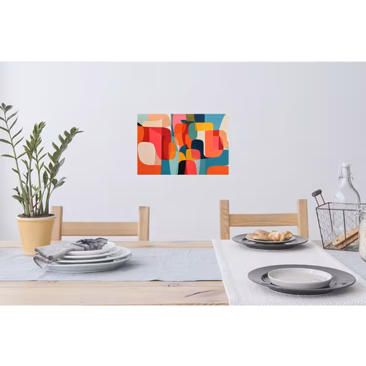 Muursticker - Vormen - Kleurrijk - Abstract - Vlakken — 3