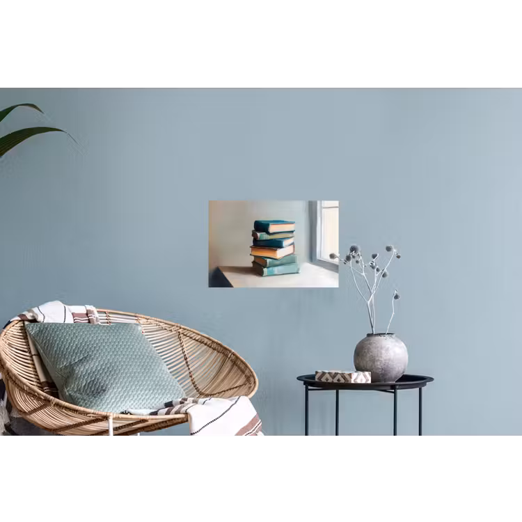 Muursticker - Stapel - Boeken - Groen - Daglicht — 4