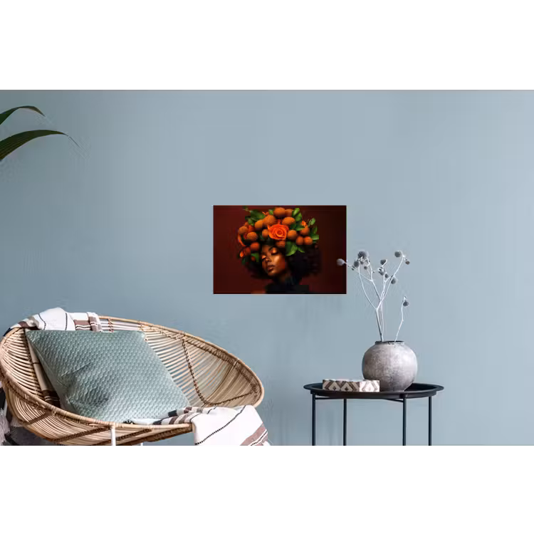 Muursticker - Vrouw - lychee - exotisch — 4