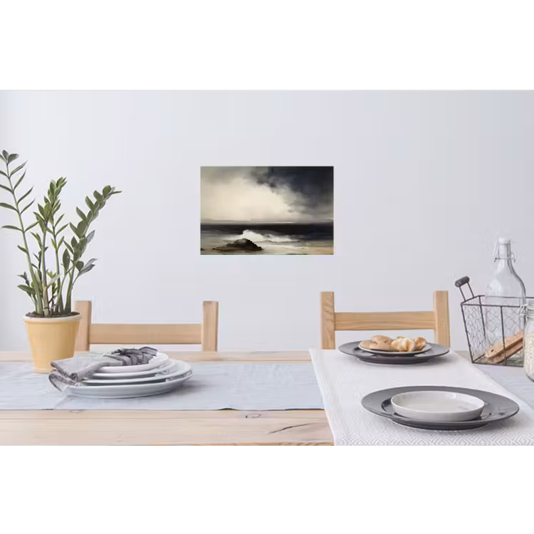 Muursticker - Zee - Rotsen - Storm — 3