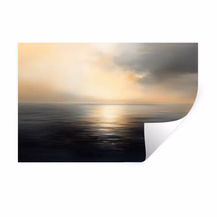 Muursticker - Zon - Horizon - Zee — 1
