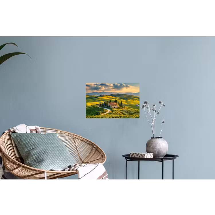 Muursticker - Toscane - Landschap - Wijngaarden — 4
