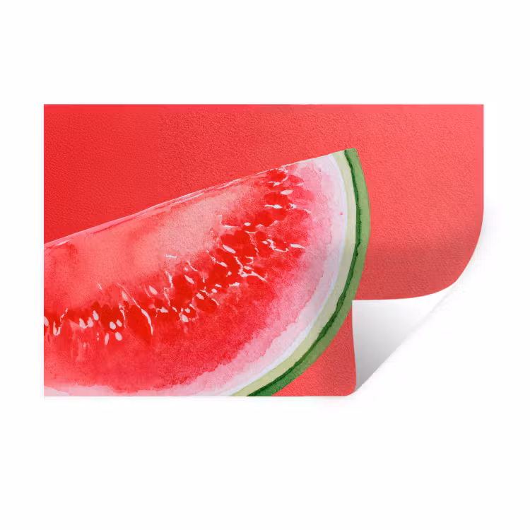 Muursticker - Watermeloen - Rood - Zomers — 1