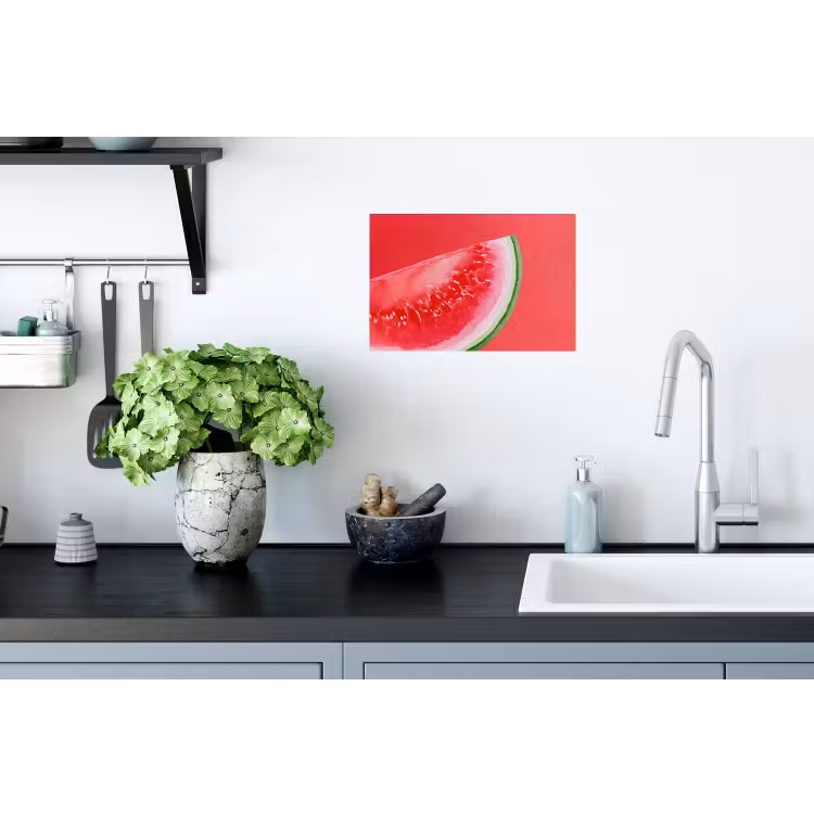 Muursticker - Watermeloen - Rood - Zomers — 2