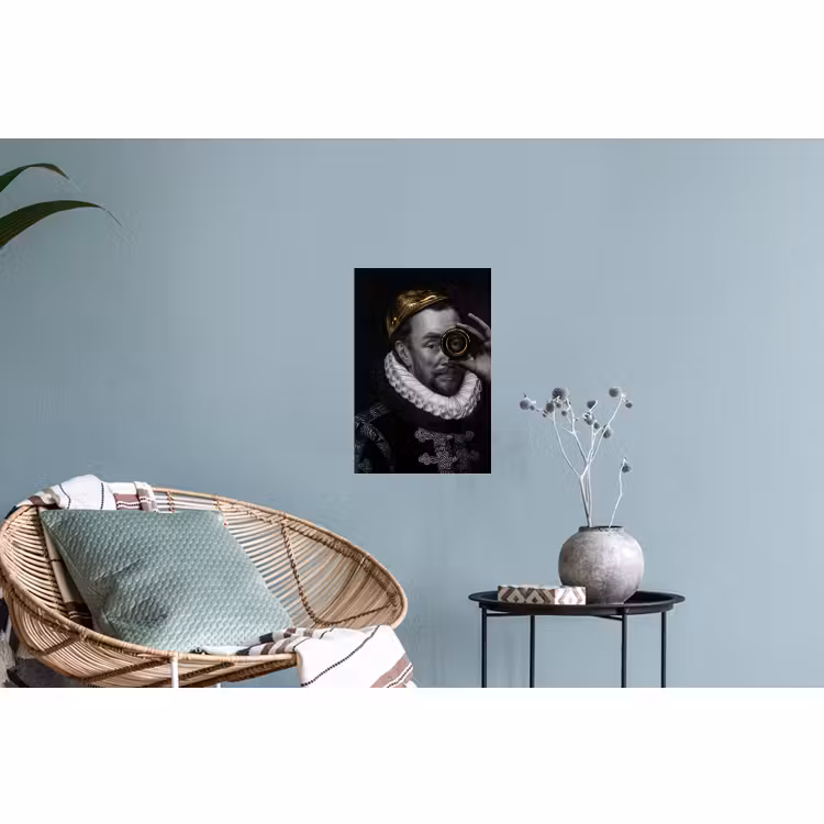 Muursticker - Willem van Oranje - Adriaen Thomasz - Goud - Lens — 4