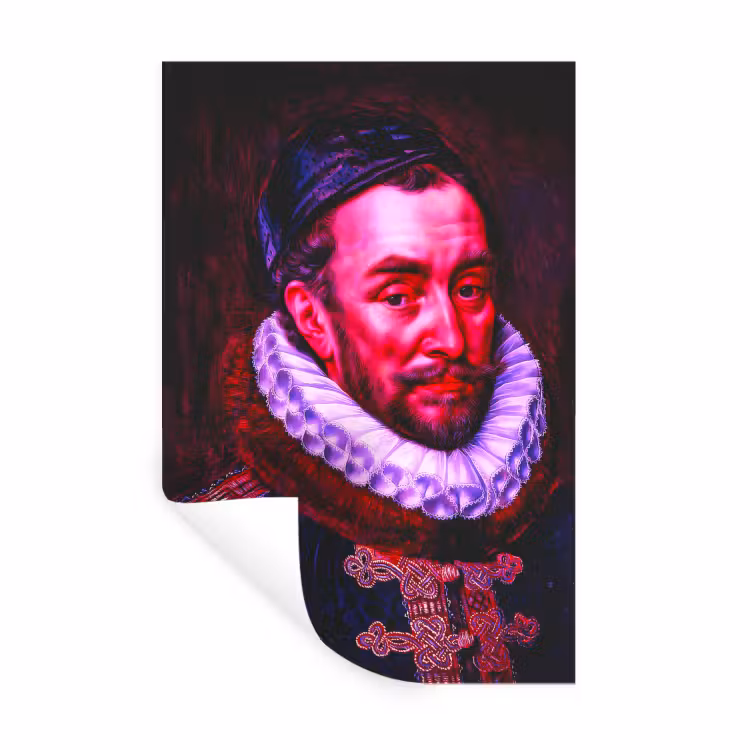 Muursticker - Willem van Oranje - Adriaen Thomasz - Oude meesters — 1