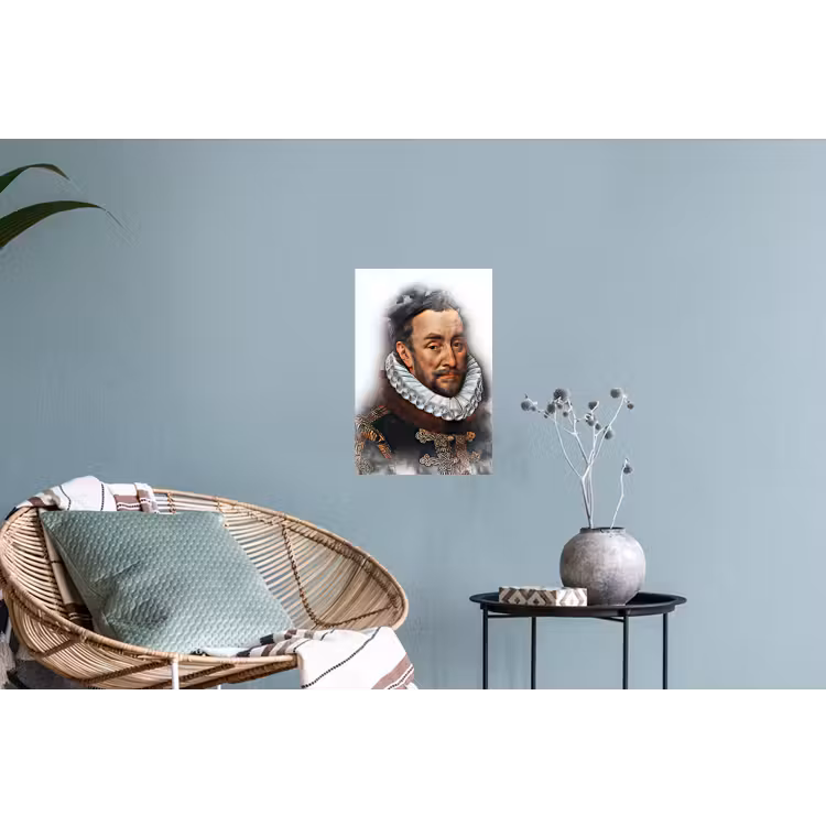 Muursticker - Willem van Oranje - Adriaen Thomasz - Rook — 4