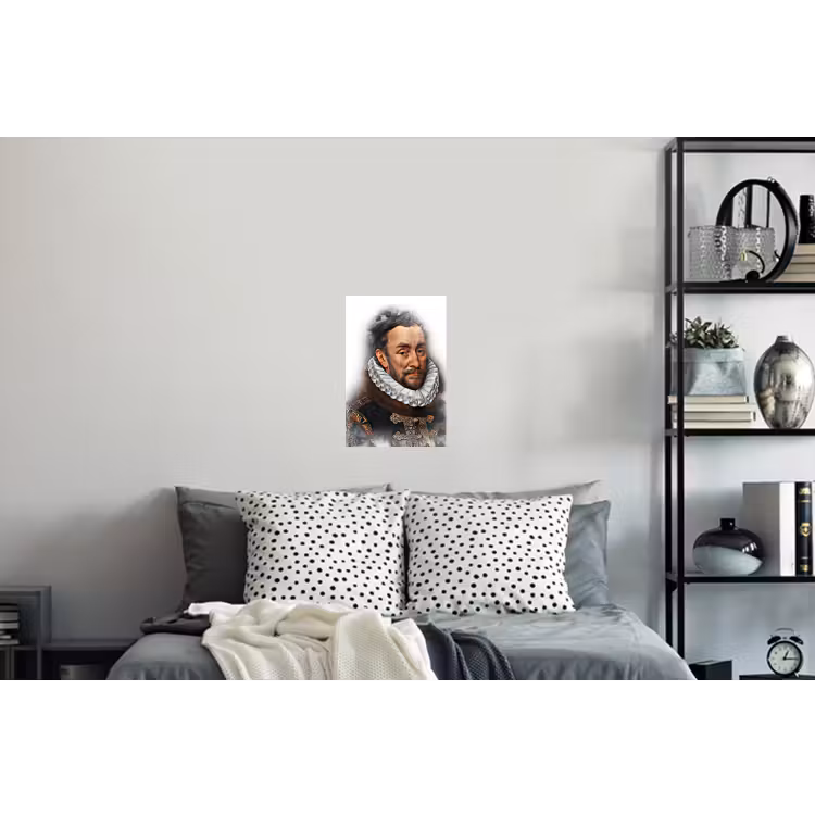 Muursticker - Willem van Oranje - Adriaen Thomasz - Rook — 5