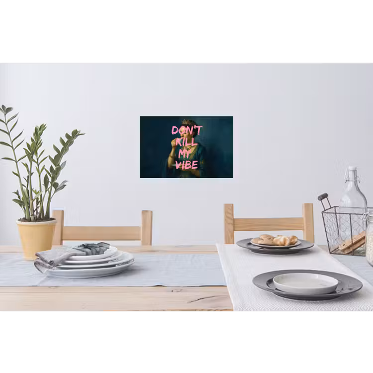 Muursticker - Vrouw - Portret - Kroon — 3