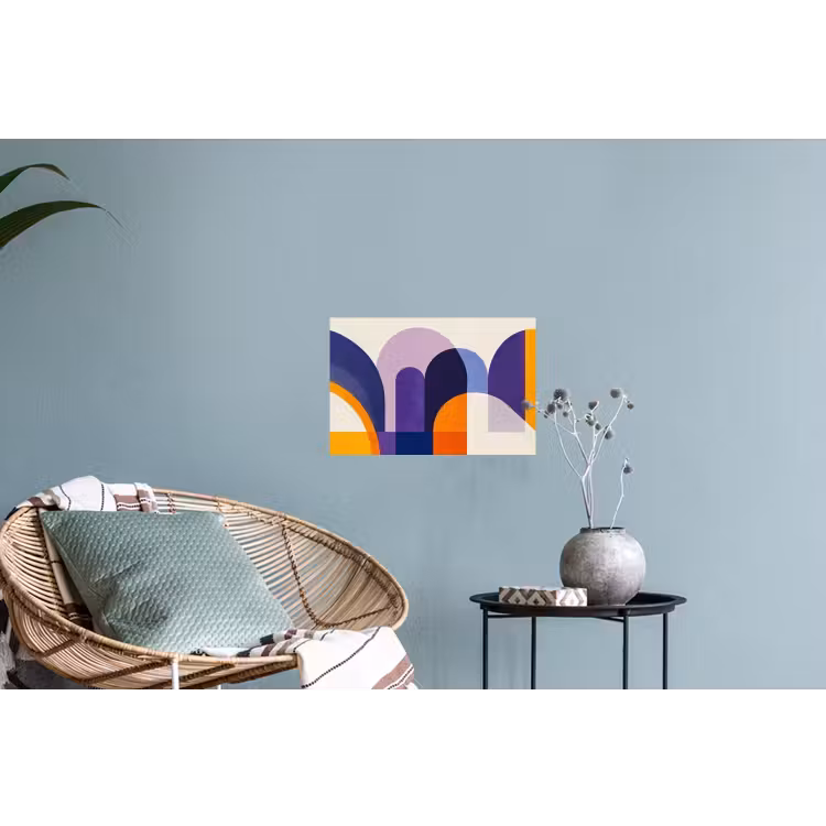 Muursticker - Vormen - Abstract - Grafisch - Oranje — 4