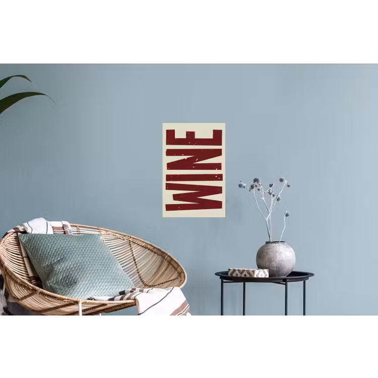 Muursticker - Wine - Red - Decoratie - Japandi — 4