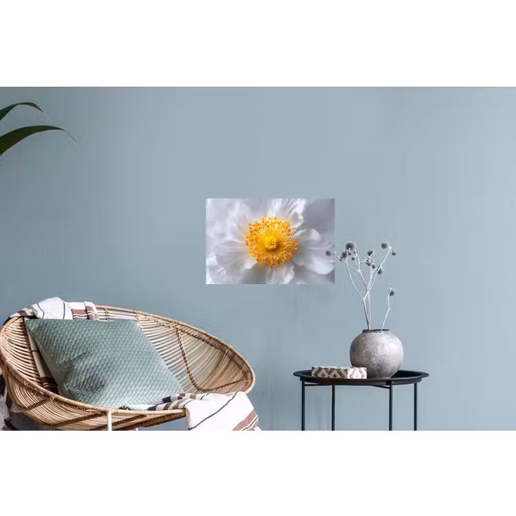 Muursticker - Wit - Bloem - Elegant — 4