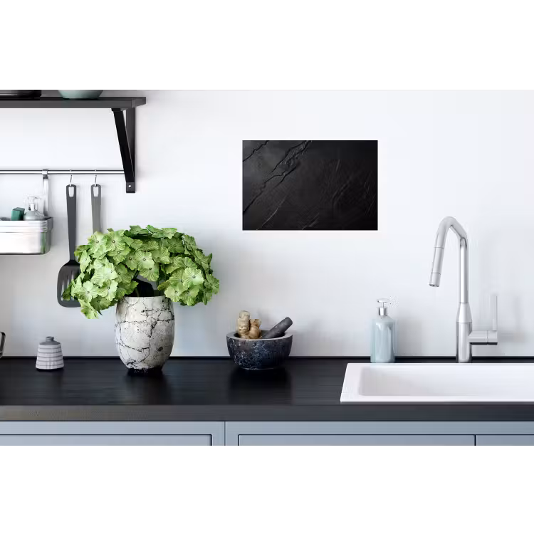 Muursticker - Zwart - Steen - Beton — 2
