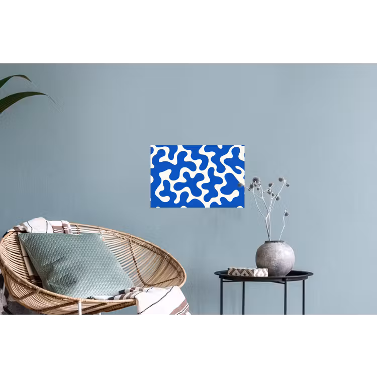 Muursticker - Vormen - Abstract - Blauw - Golven — 4