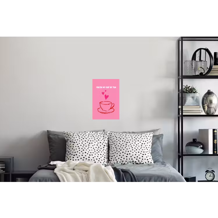 Muursticker - Thee - Roze - Valentijn - Tekst — 5