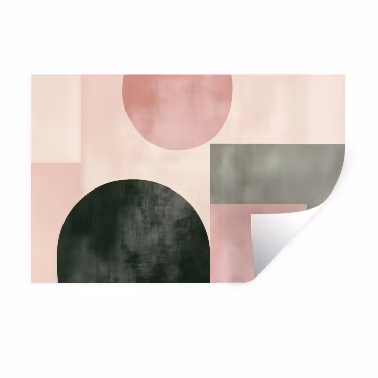 Muursticker - Vormen - Abstract - Cirkel - Zwart — 1