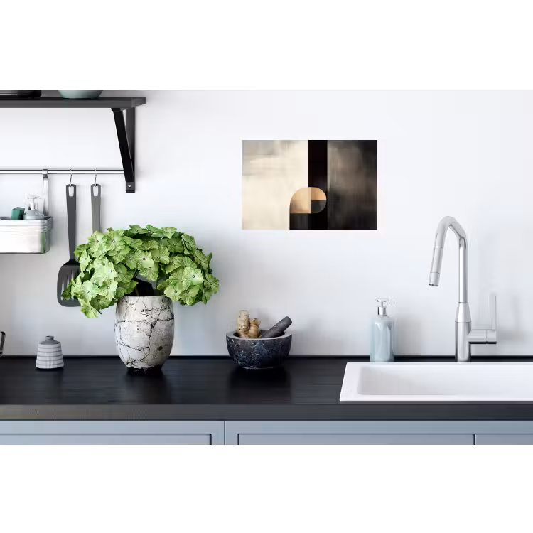 Muursticker - Vormen - Modern - Zwart — 2