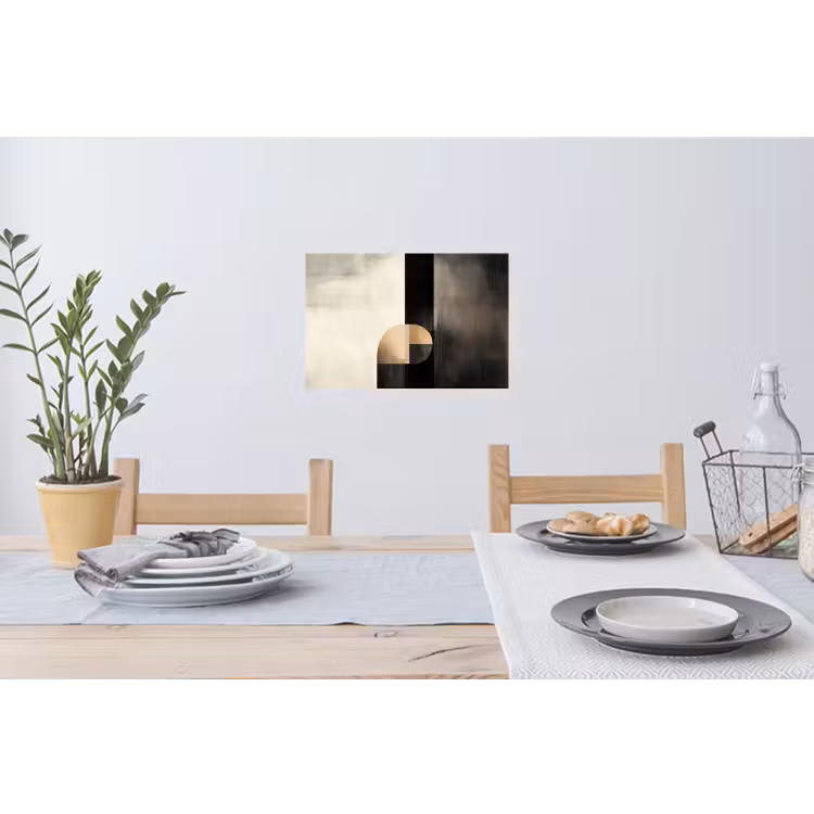 Muursticker - Vormen - Modern - Zwart — 3