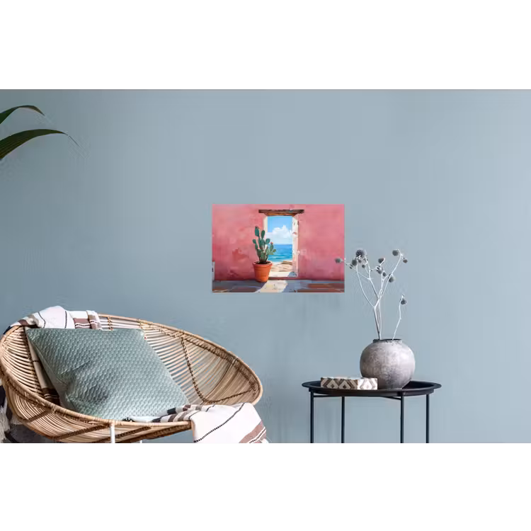 Muursticker - Zee - Roze - Cactus — 4