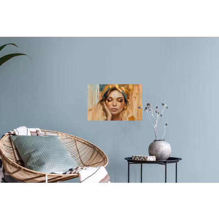 Muursticker - Vrouwen - Portret - Luxe - Goud — 4