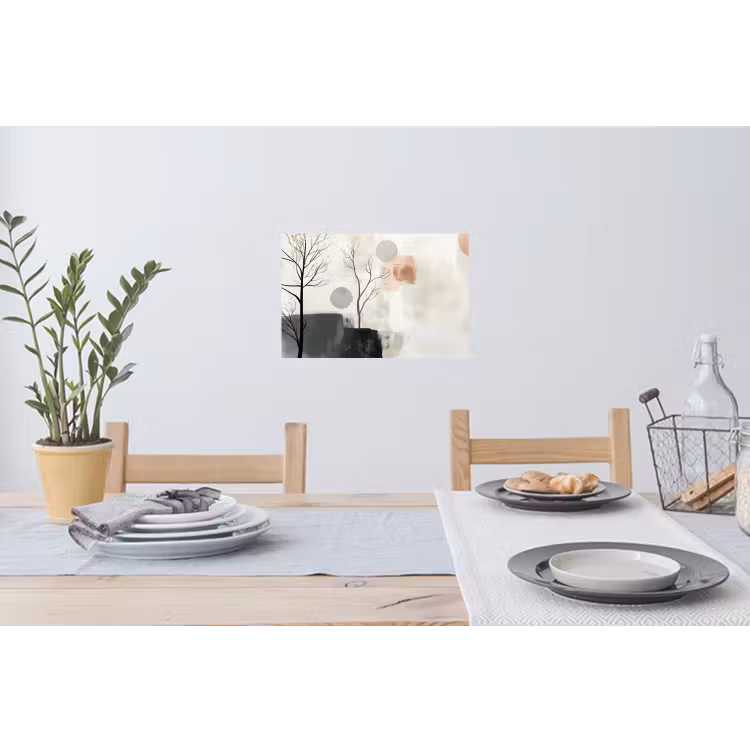 Muursticker - Wabi sabi - Beige - Plant — 3