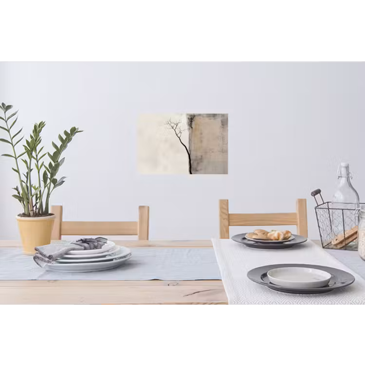 Muursticker - Wabi sabi - Plant - Beige — 3