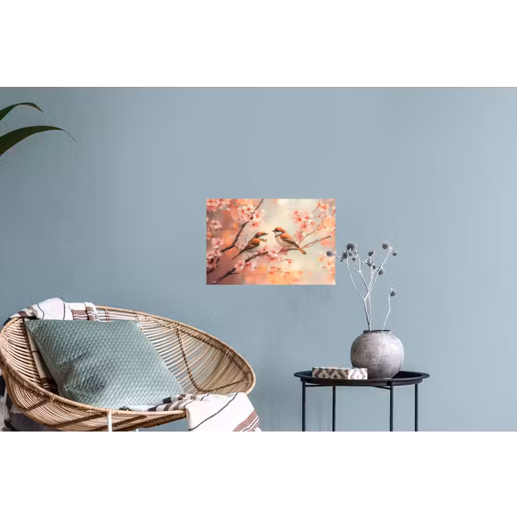 Muursticker - Vogels - Romantic - Bloesemtak — 4