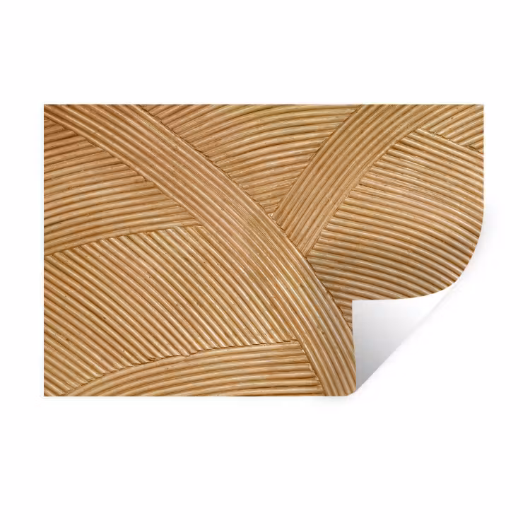 Muursticker - Structuur - Natuur - Kunst - Rotan — 1