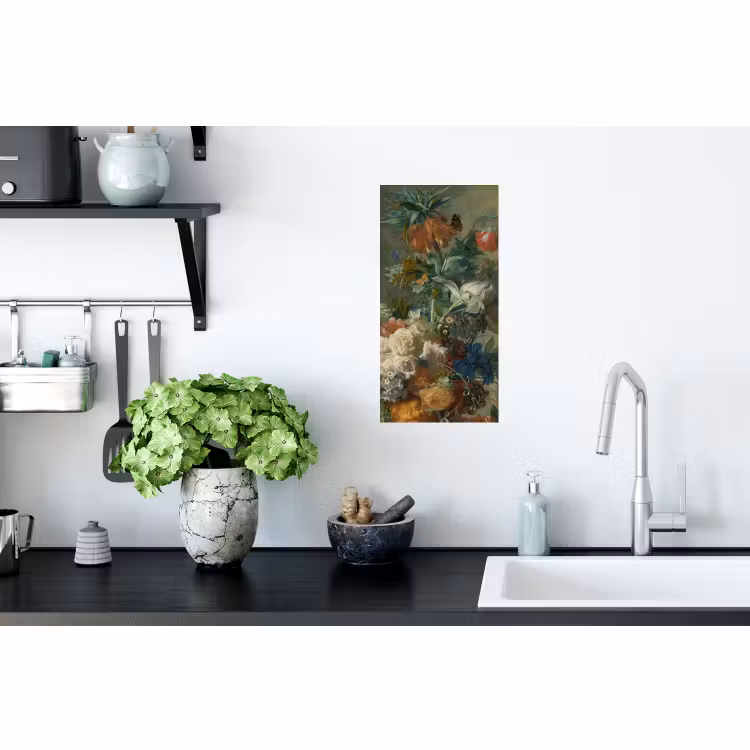 Muursticker - Stilleven met bloemen - Schilderij van Jan van Huysum — 2