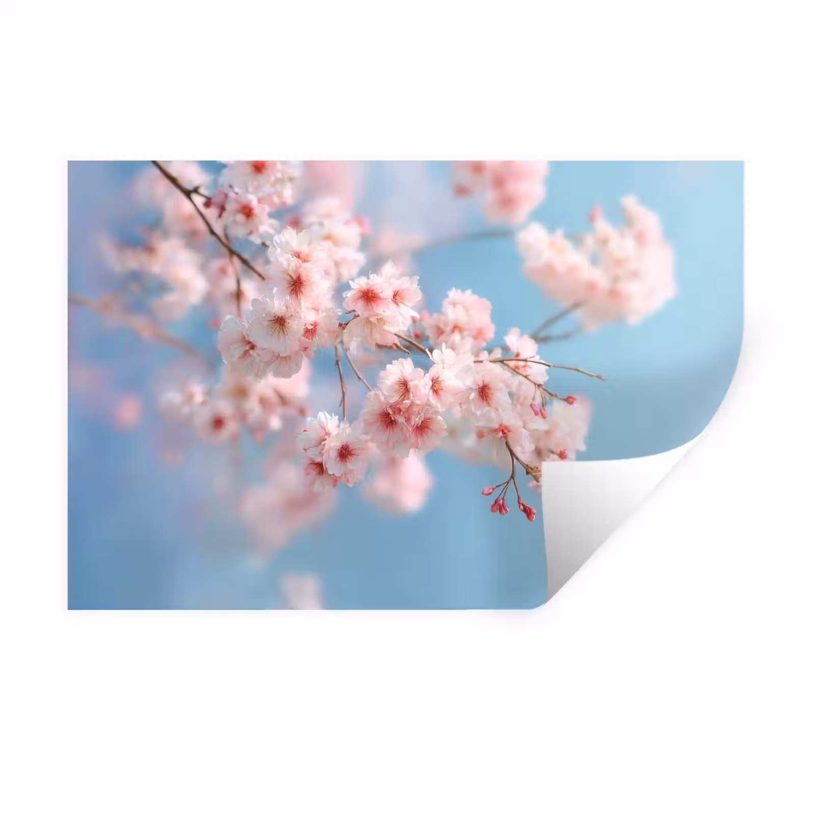 Muursticker - Takken - Bloesems - Roze — 1