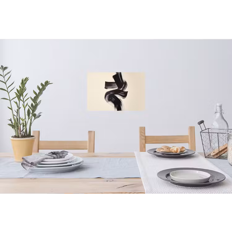 Muursticker - Strepen - Zwart - Abstract — 3