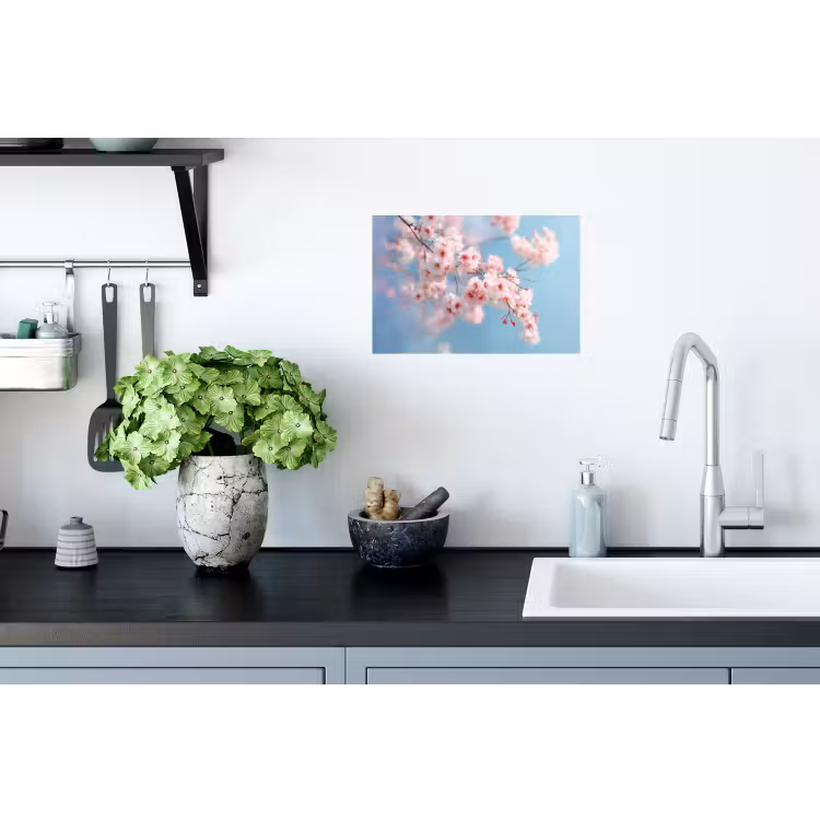 Muursticker - Takken - Bloesems - Roze — 2