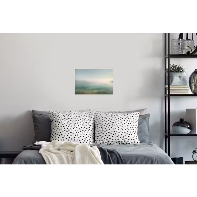 Muursticker - Zee - Horizon - Blauw - Mist — 5