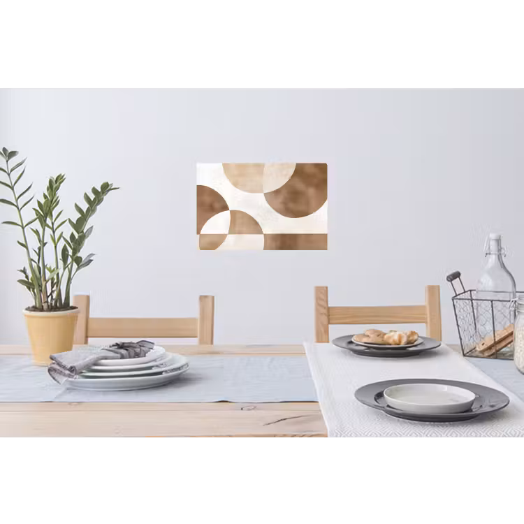 Muursticker - Snijdende cirkels - Overlappende vlakken — 3