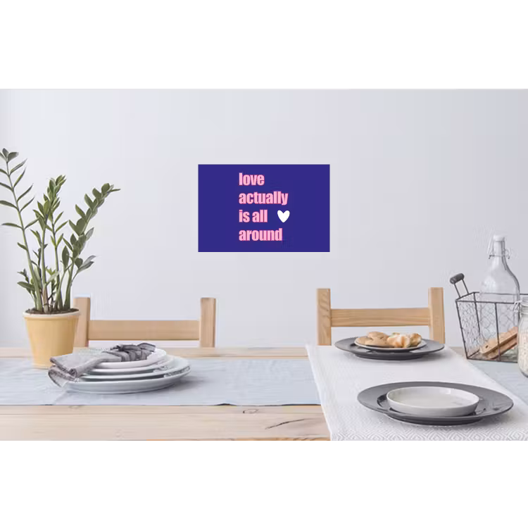 Muursticker - Tekst - Valentijn - Love - Blauw — 3