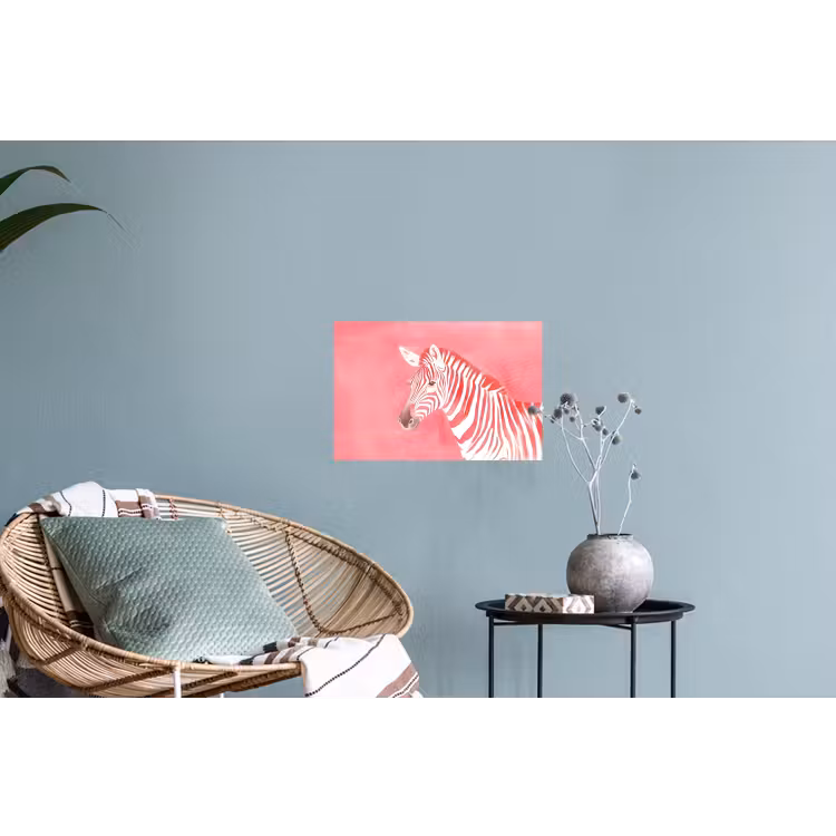 Muursticker - Zebra - Pink - Verf — 4