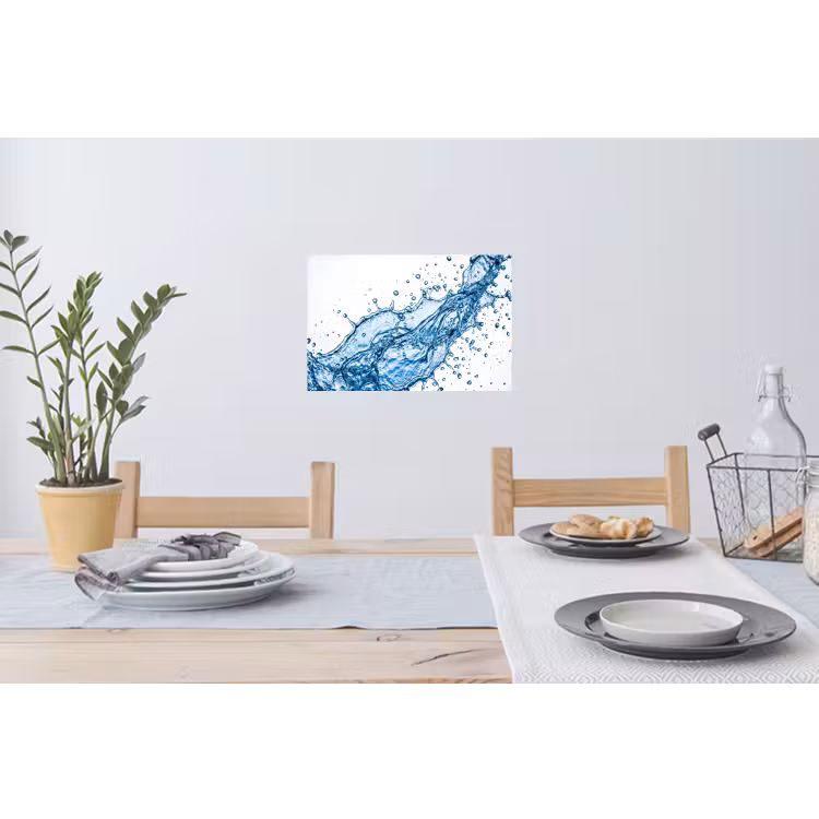 Muursticker - Spash - Water - Blauw — 3