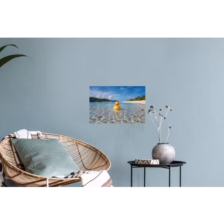 Muursticker - Tropisch - Badeend - geel — 4