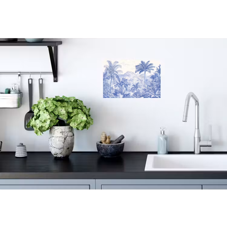 Muursticker - Tropisch - Jungle - Blauw — 2