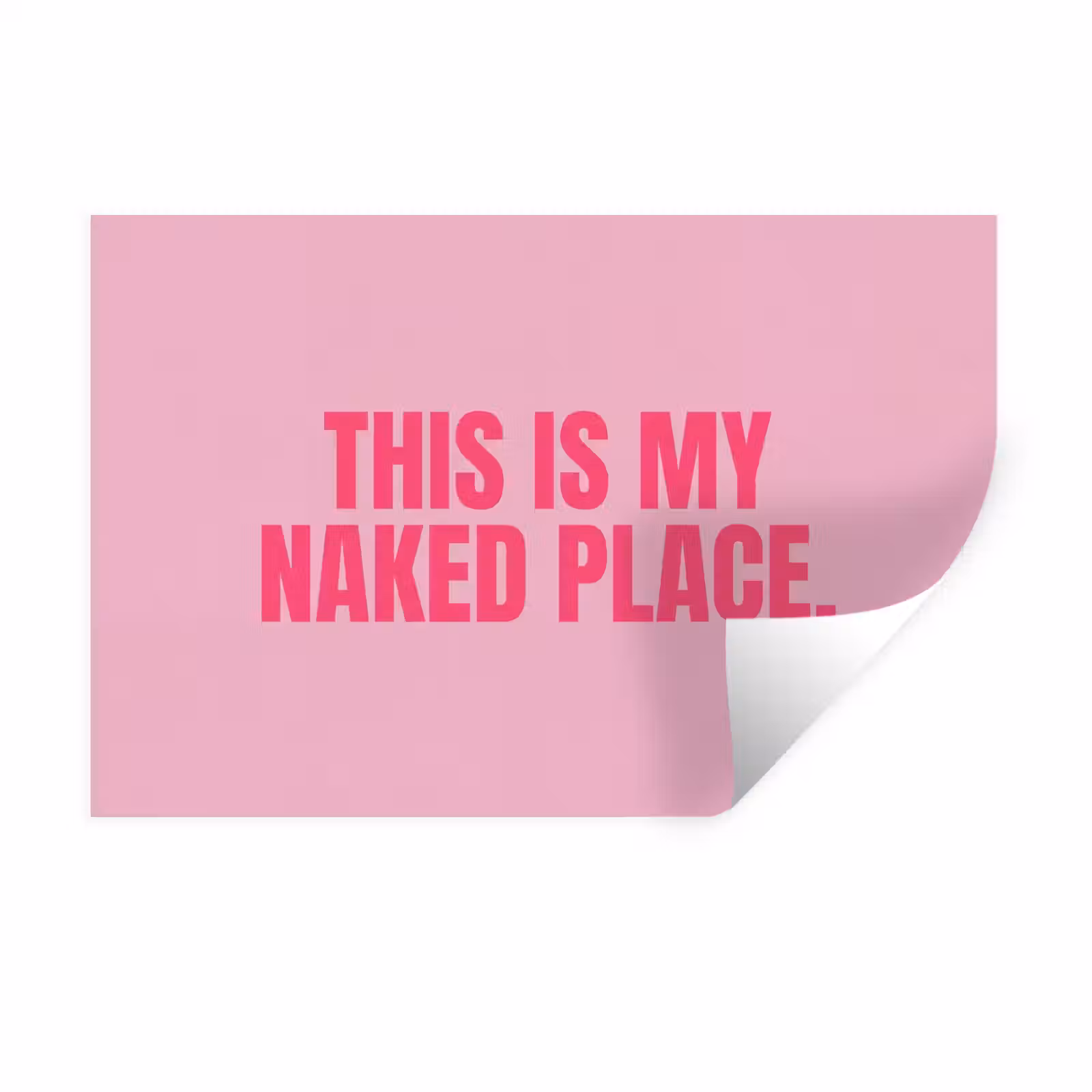 Muursticker - Tekst - Modern - Roze — 1