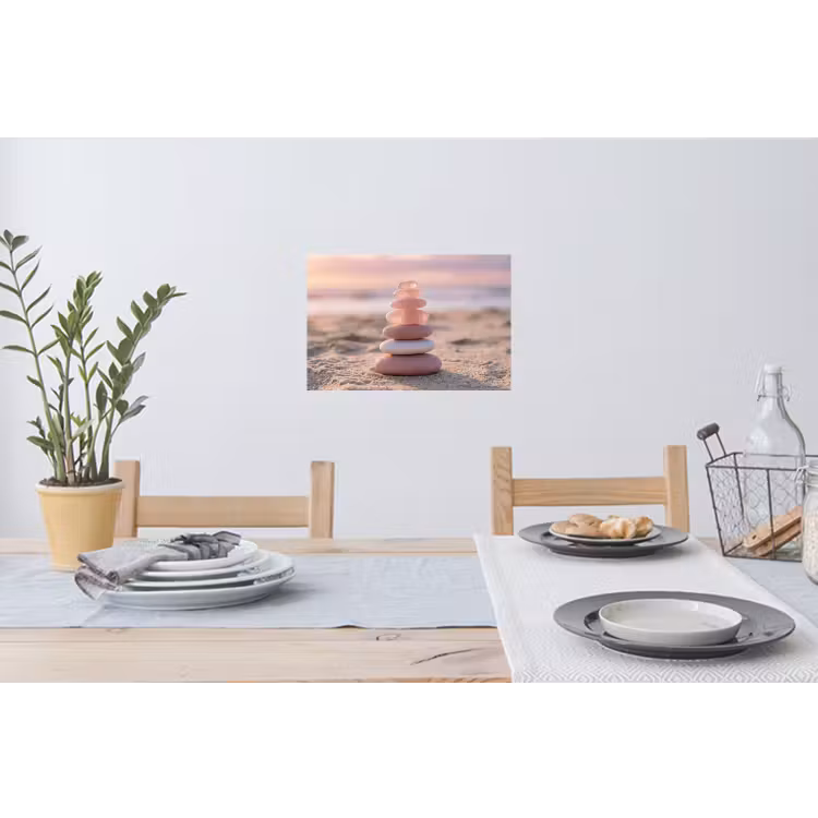 Muursticker - Stenen - Zand - Roze — 3