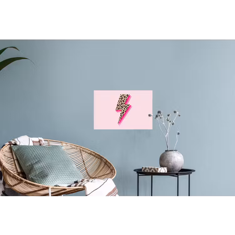 Muursticker - Stippen - Roze - Bliksem — 4