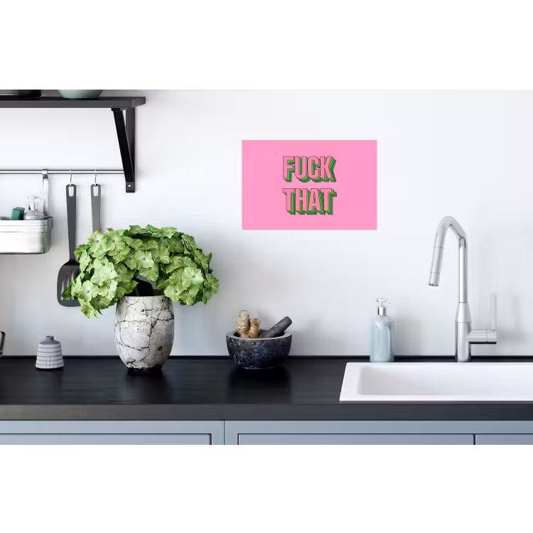 Muursticker - Tekst - Bold - Roze — 2