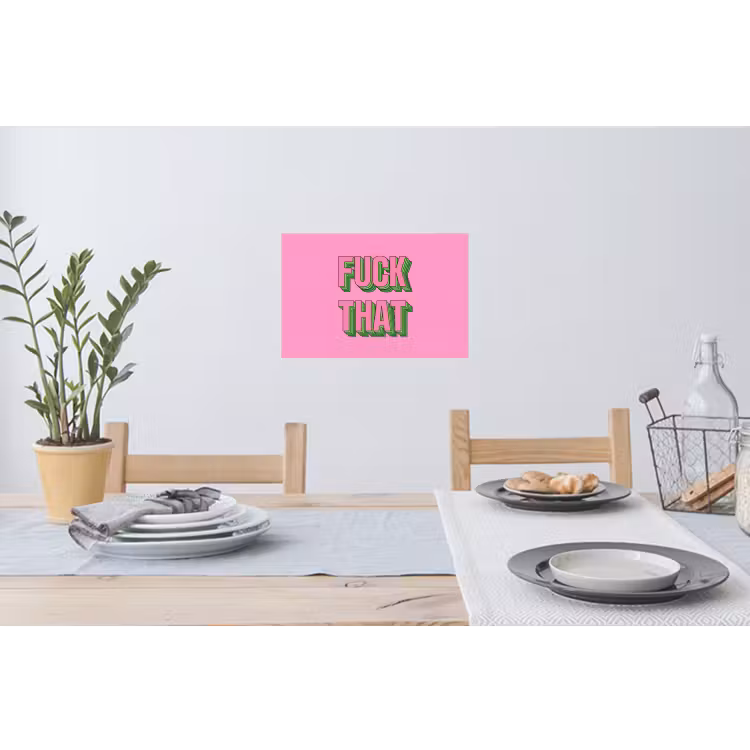 Muursticker - Tekst - Bold - Roze — 3