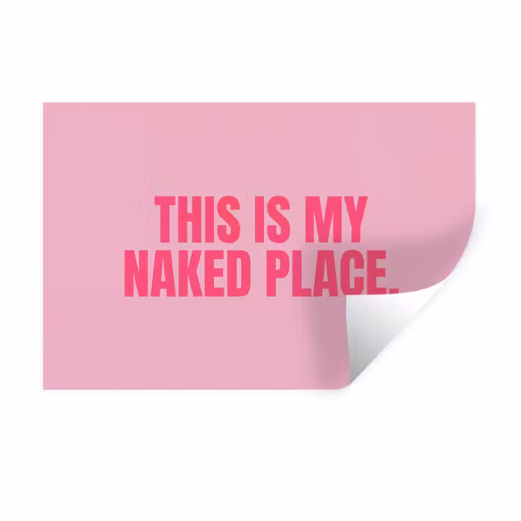 Muursticker - Tekst - Modern - Roze — 1