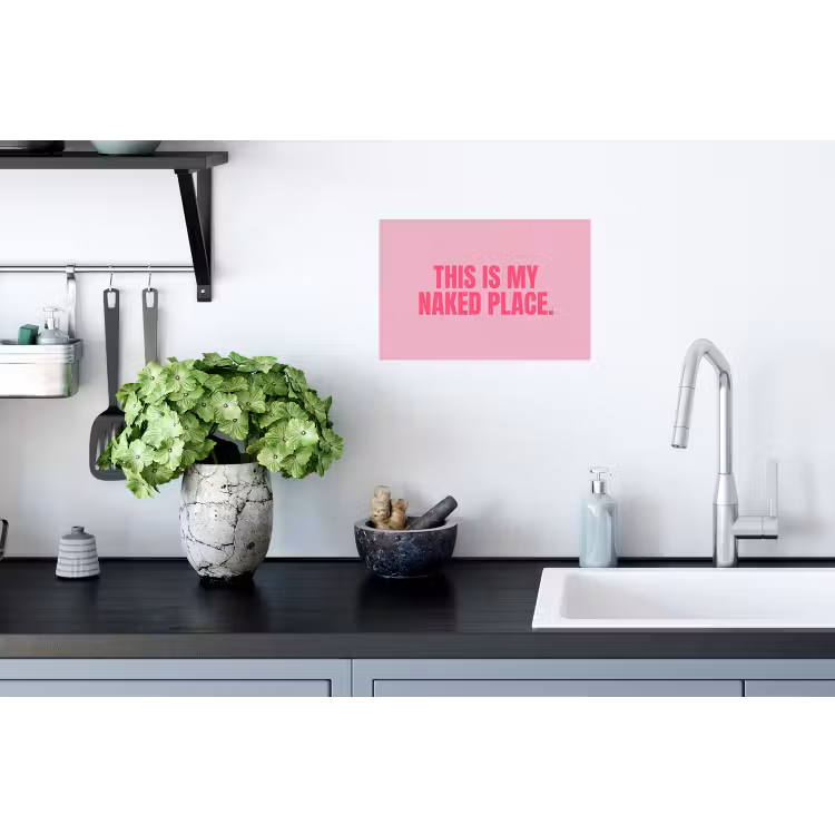 Muursticker - Tekst - Modern - Roze — 2