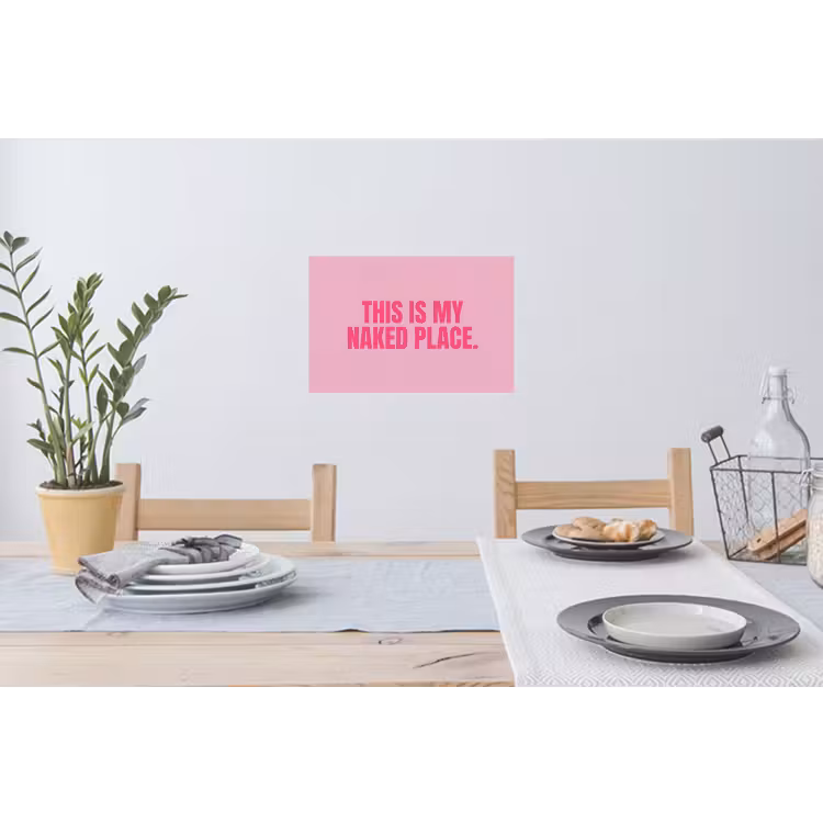 Muursticker - Tekst - Modern - Roze — 3